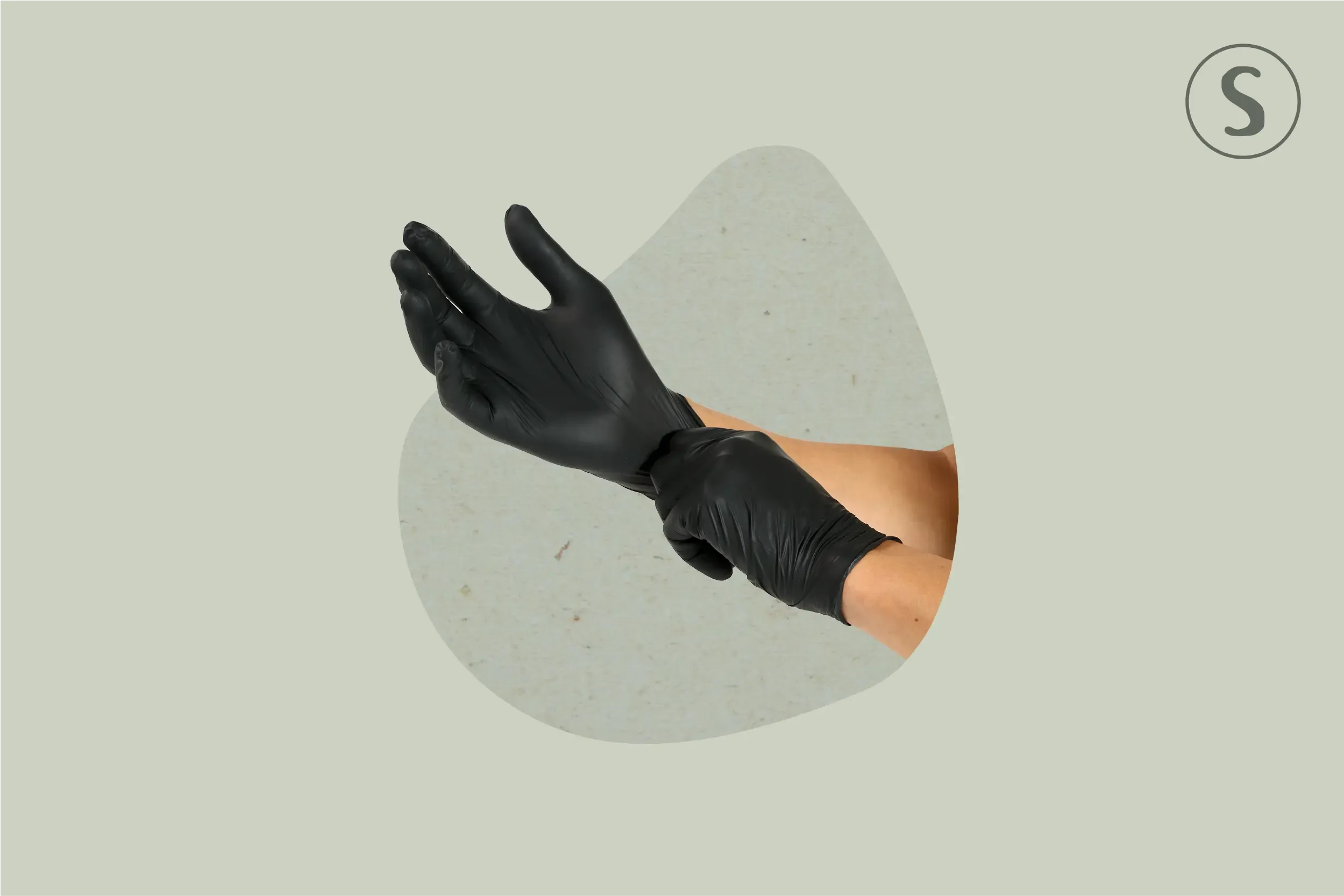 Einweg-Handschuhe, Schwarz, Größe S, Nitril ungepudert (1.000er Karton)